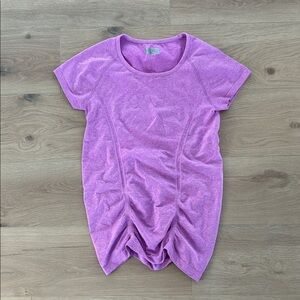 Heather light magenta short sleeve active top - Athleta, size M